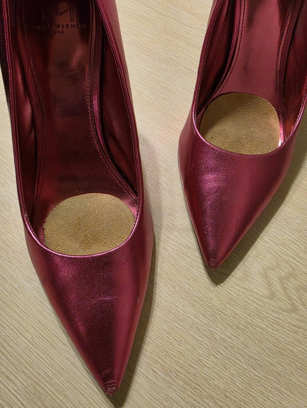 Marc Fisher Metallic Heels - Picture 8 of 9